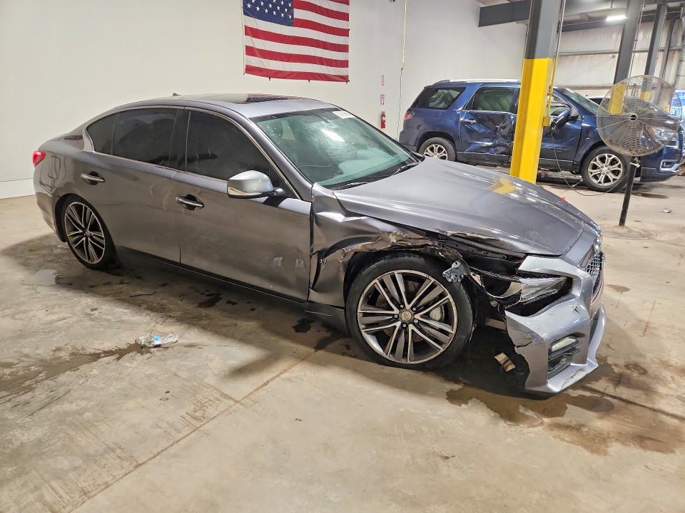 2014 Infiniti Q50 მანქანა იყიდება აუქციონზე, vin: JN1BV7AR8EM706278, აუქციონის ნომერი: 67459686