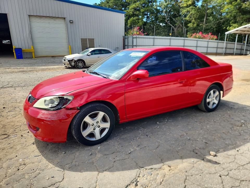 2004 Honda Civic მანქანა იყიდება აუქციონზე, vin: 1HGEM21914L078019, აუქციონის ნომერი: 68633426