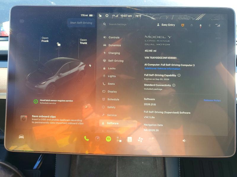 Aukcja sprzedaży 2022 Tesla Model Y, vin: 7SAYGDEE3NF459061, numer aukcji: 67984466