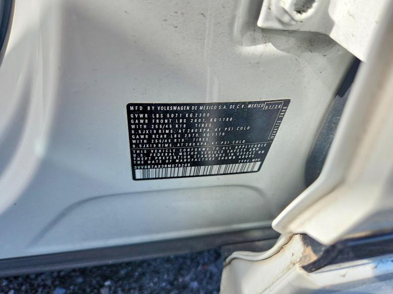 69593376 :رقم المزاد ، 3VV8B7AX3RM079208 vin ، 2024 Volkswagen Tiguan مزاد بيع
