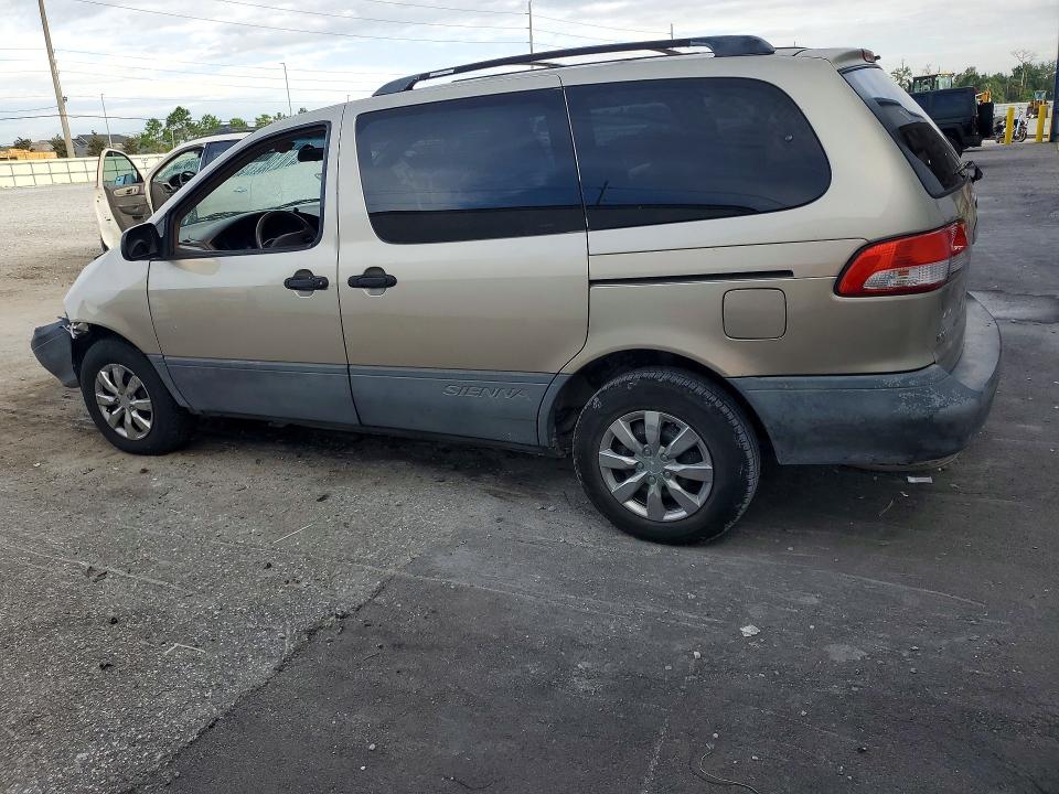 2001 Toyota Sienna მანქანა იყიდება აუქციონზე, vin: 4T3ZF13C61U397938, აუქციონის ნომერი: 70253346