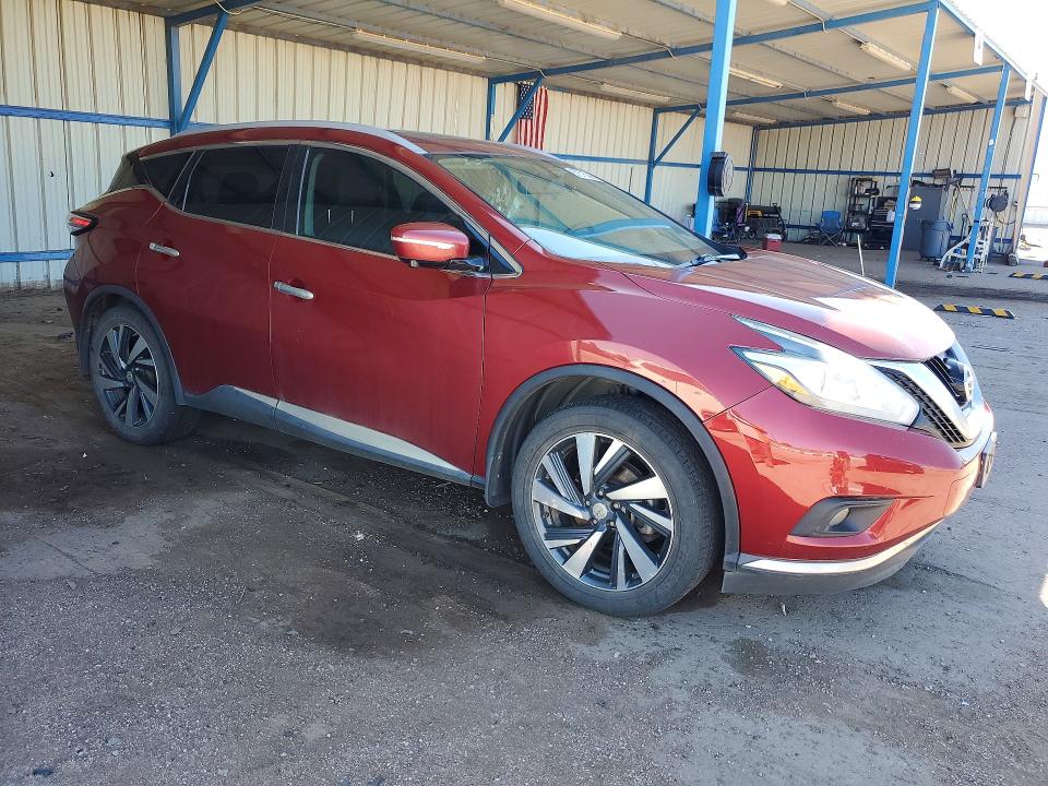 2015 Nissan Murano მანქანა იყიდება აუქციონზე, vin: 5N1AZ2MH8FN252897, აუქციონის ნომერი: 67576296