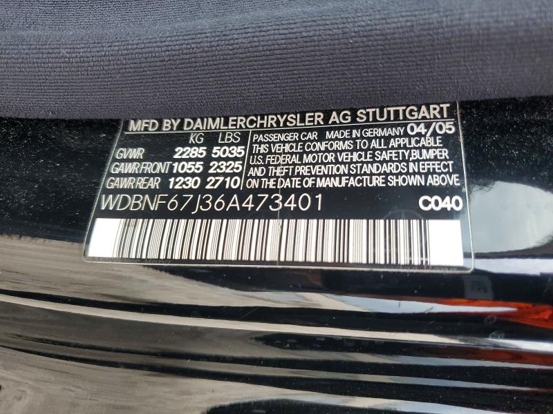 Продажа на аукционе авто 2006 Mercedes-benz S, vin: WDBNF67J36A473401, номер лота: 68431106