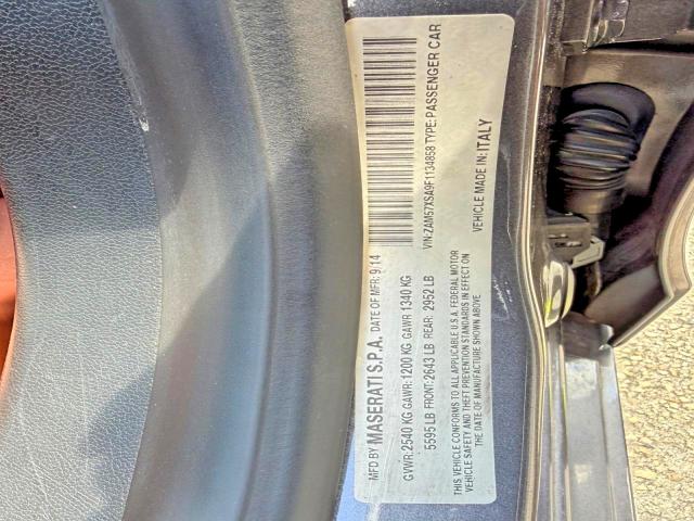 Aukcja sprzedaży 2015 Maserati Ghibli, vin: ZAM57XSA9F1134858, numer aukcji: 68964576