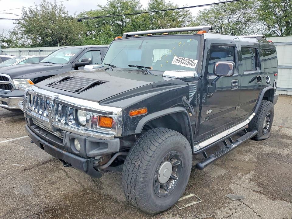 2004 Hummer H2 მანქანა იყიდება აუქციონზე, vin: 5GRGN23U24H100200, აუქციონის ნომერი: 68332806