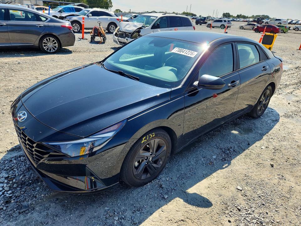 2022 Hyundai Elantra მანქანა იყიდება აუქციონზე, vin: KMHLM4AG4NU355611, აუქციონის ნომერი: 70041226