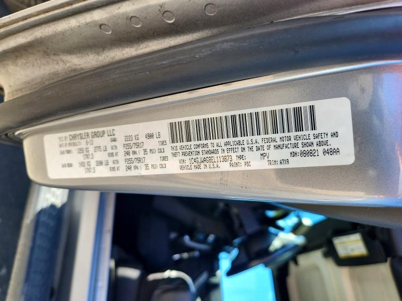68795936 :رقم المزاد ، 1C4GJWAG8EL113873 vin ، 2014 Jeep Wrangler مزاد بيع
