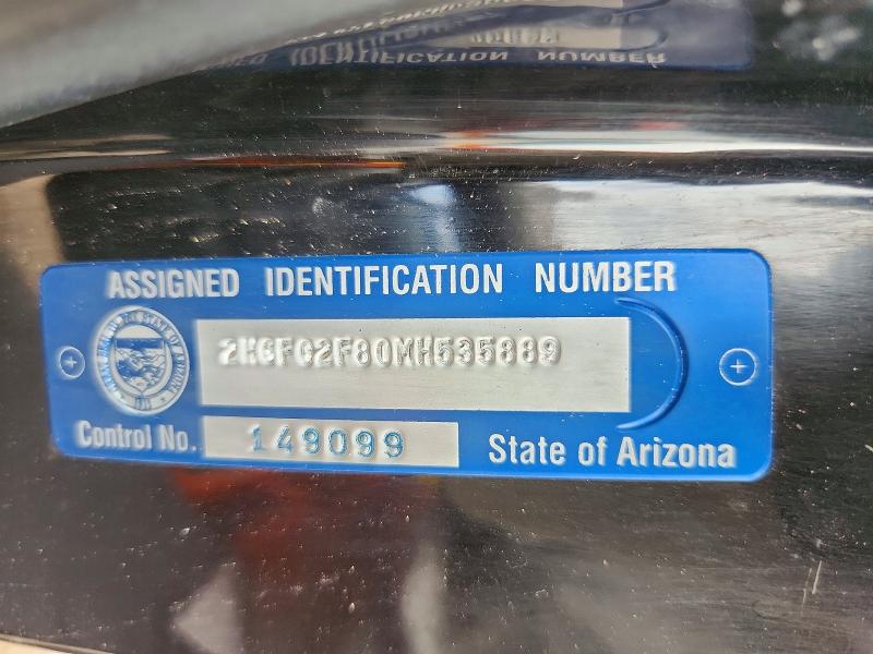 Aukcja sprzedaży 2021 Honda Civic, vin: 2HGFC2F80MH535889, numer aukcji: 69014686