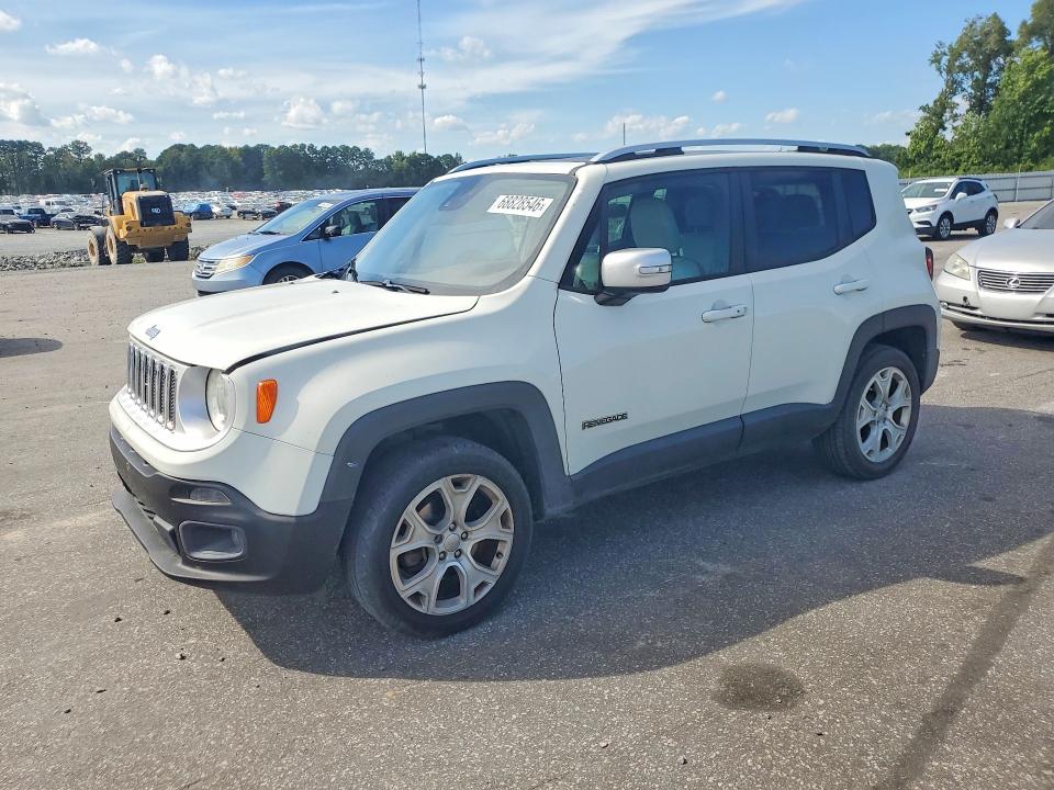2016 Jeep Renegade მანქანა იყიდება აუქციონზე, vin: ZACCJBDT3GPD04468, აუქციონის ნომერი: 68828546
