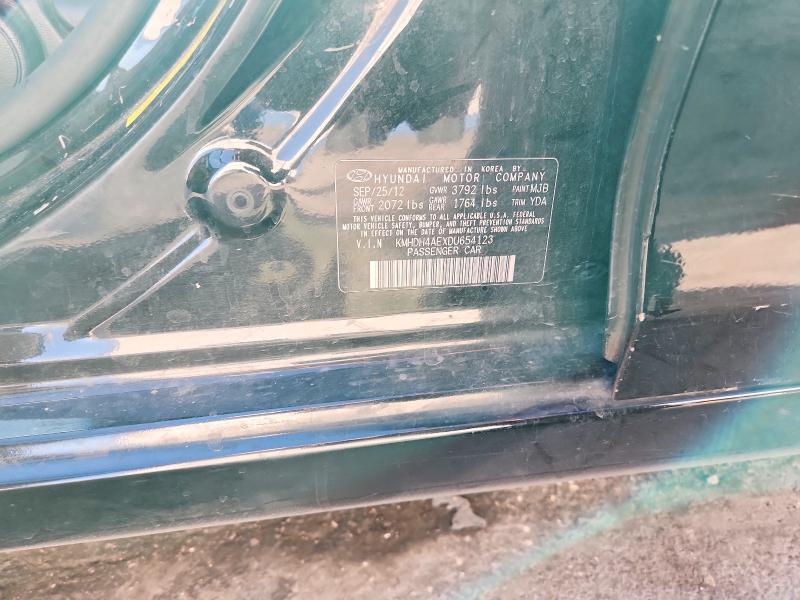 68711046 :رقم المزاد ، KMHDH4AEXDU654123         vin ، 2013 Hyundai Elantra مزاد بيع