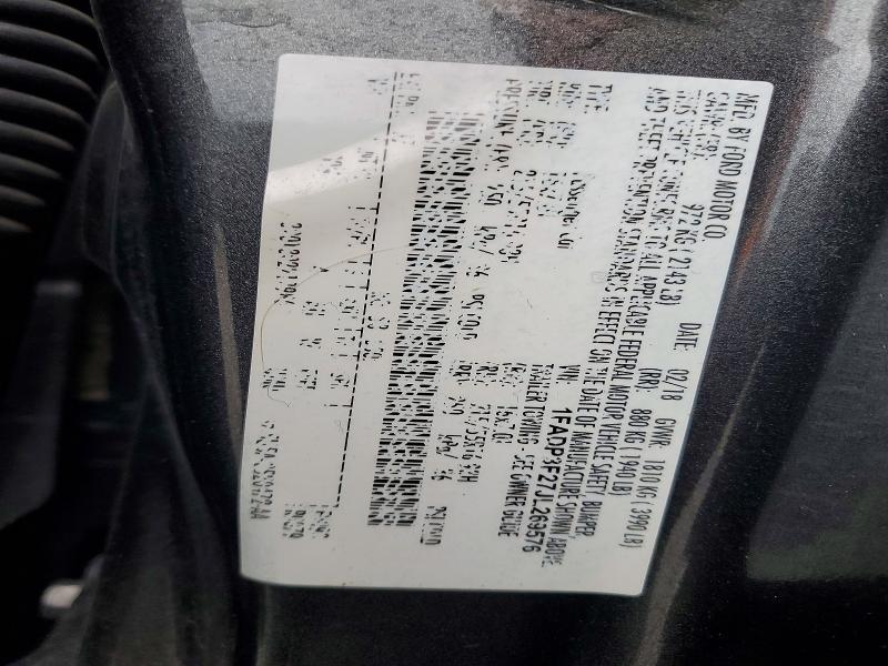 Продажа на аукционе авто 2018 Ford Focus, vin: 1FADP3F27JL269576, номер лота: 70846906