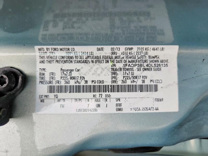 Продаж на аукціоні авто 2013 Ford C-max, vin: 1FADP5BU4DL526135, номер лоту: 70117826