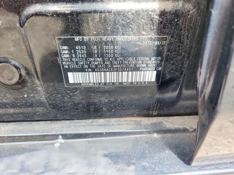 Aukcja sprzedaży 2015 Subaru Legacy, vin: 4S3BNAC62F3074401, numer aukcji: 69010336