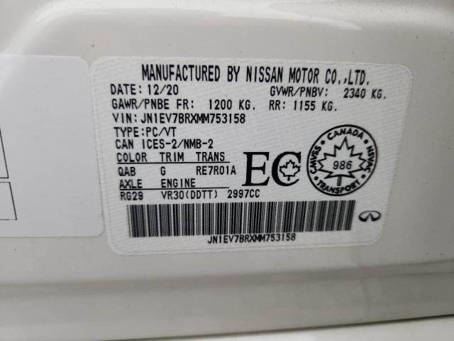 Продажа на аукционе авто 2021 Infiniti Q50, vin: JN1EV7BRXMM753158, номер лота: 69559336