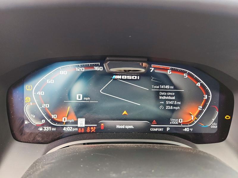 Продаж на аукціоні авто 2022 Bmw M850xi, vin: WBAFY4C05NCH83988, номер лоту: 69982916