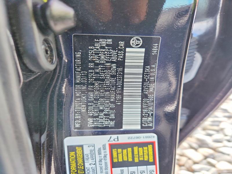 Продажа на аукционе авто 2013 Toyota Camry, vin: 4T1BF1FK4DU237316, номер лота: 67343776