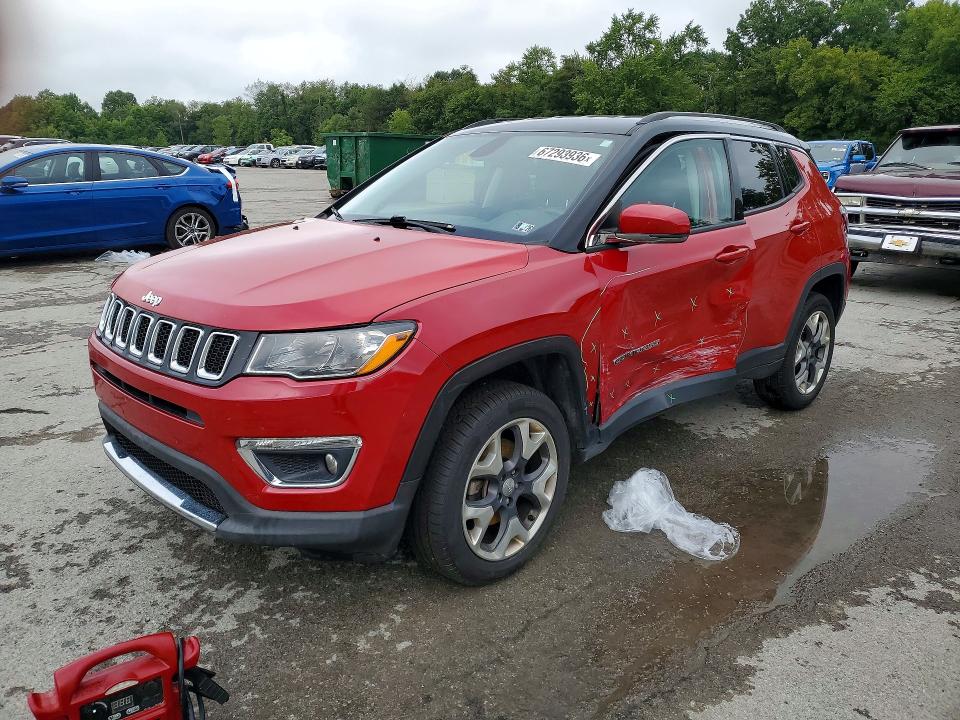 2018 Jeep Compass მანქანა იყიდება აუქციონზე, vin: 3C4NJDCB2JT396153, აუქციონის ნომერი: 67293936