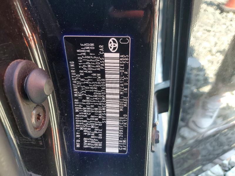 Aukcja sprzedaży 2021 Toyota Corolla, vin: 5YFS4MCE6MP076068, numer aukcji: 68490526
