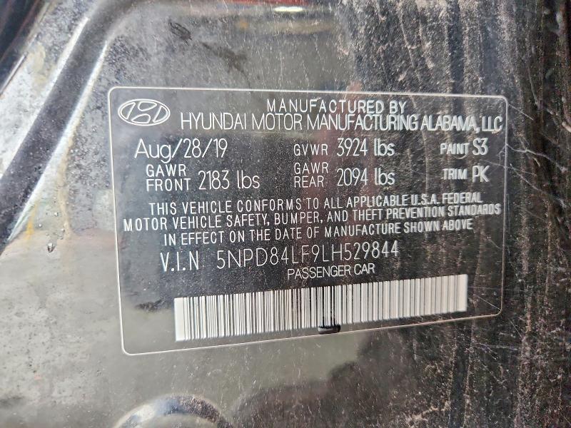 Продажа на аукционе авто 2020 Hyundai Elantra, vin: 5NPD84LF9LH529844, номер лота: 66995326