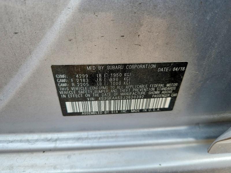Продажа на аукционе авто 2018 Subaru Impreza, vin: 4S3GKAA65J3620392, номер лота: 67486076