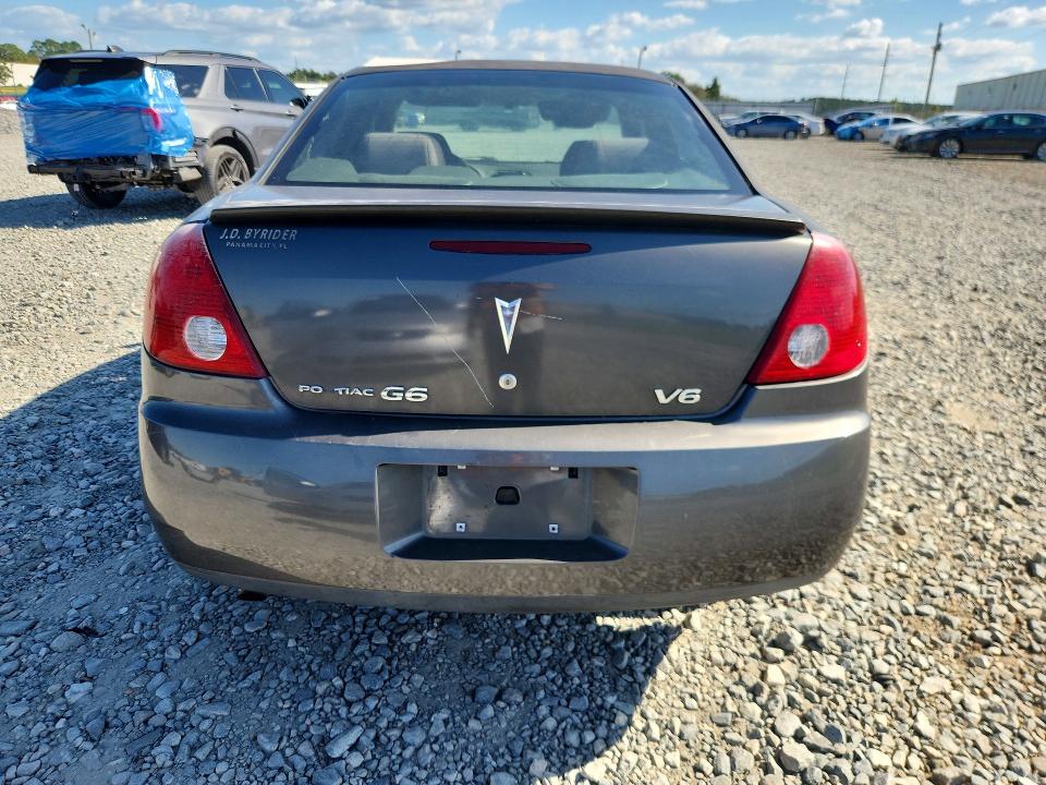 2006 Pontiac G6 მანქანა იყიდება აუქციონზე, vin: 1G2ZG558964131089, აუქციონის ნომერი: 68996566