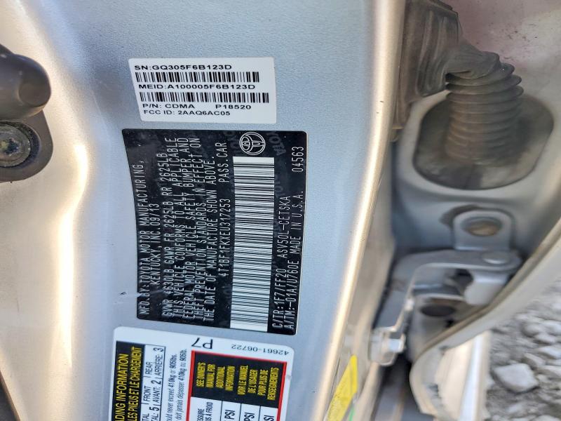 Продаж на аукціоні авто 2014 Toyota Camry, vin: 4T1BF1FKXEU317253, номер лоту: 70768106