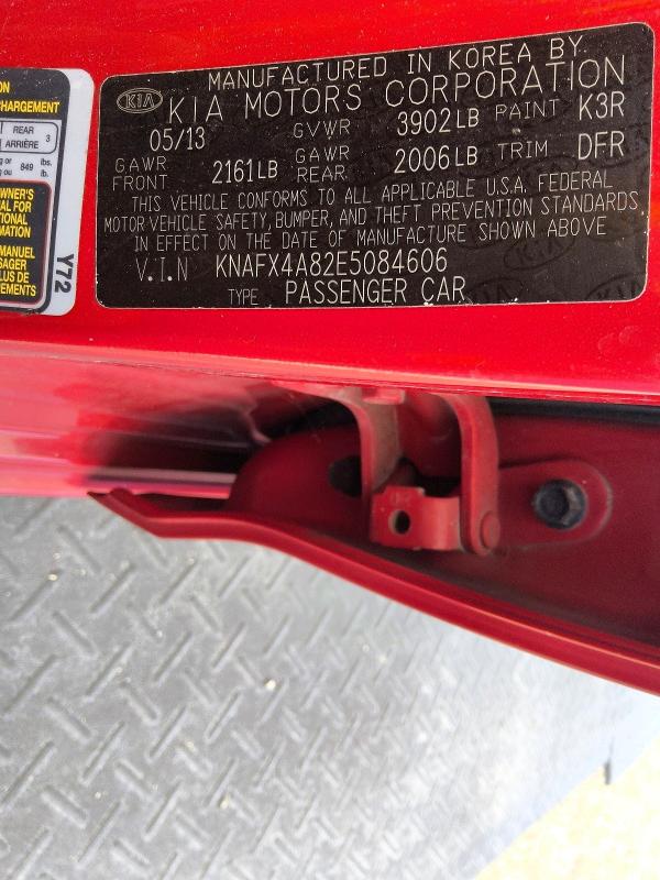 Aukcja sprzedaży 2014 Kia Forte, vin: KNAFX4A82E5084606, numer aukcji: 69299016