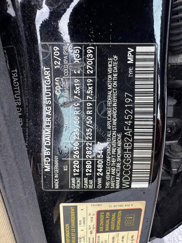 Продажа на аукционе авто 2010 Mercedes-benz Glk, vin: WDCGG8HB2AF452197, номер лота: 67685396
