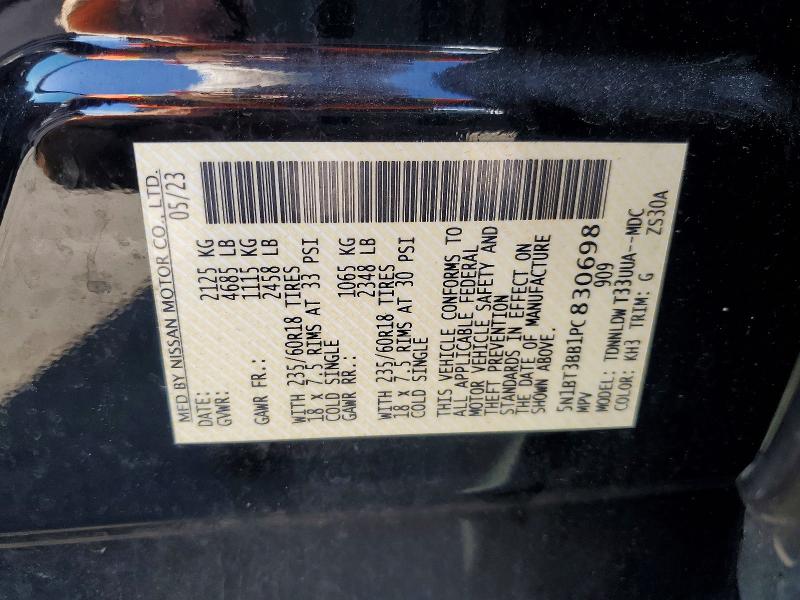 Продажа на аукционе авто 2023 Nissan Rogue, vin: 5N1BT3BB1PC830698, номер лота: 70330376