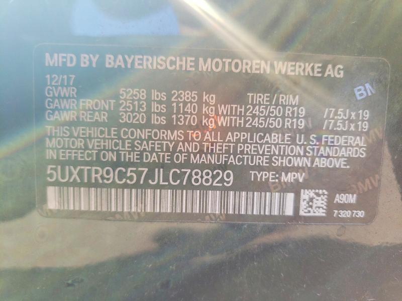 Aukcja sprzedaży 2018 Bmw X3, vin: 5UXTR9C57JLC78829, numer aukcji: 68241416