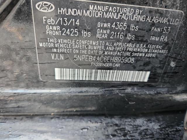 71158586 :رقم المزاد ، 5NPEB4AC6EH895908 vin ، 2014 Hyundai Sonata مزاد بيع