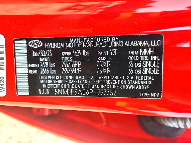 Aukcja sprzedaży 2023 Hyundai Tucson, vin: 5NMJF3AE6PH227752, numer aukcji: 67278426