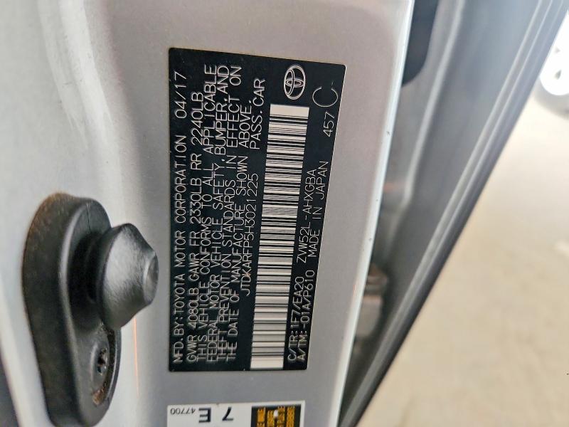 Продаж на аукціоні авто 2017 Toyota Prius Prime, vin: JTDKARFP5H3021225, номер лоту: 67665776