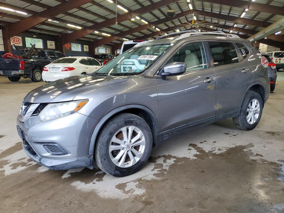 2016 Nissan Rogue მანქანა იყიდება აუქციონზე, vin: KNMAT2MV1GP636408, აუქციონის ნომერი: 69967066