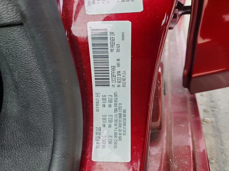 Aukcja sprzedaży 2015 Chrysler 200, vin: 1C3CCCBB7FN743436, numer aukcji: 70995896