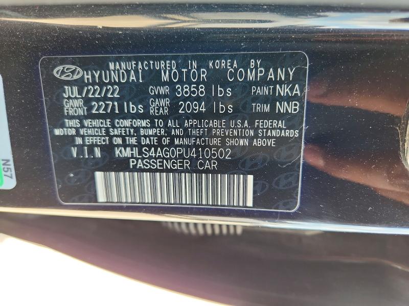Продаж на аукціоні авто 2023 Hyundai Elantra, vin: KMHLS4AG0PU410502, номер лоту: 69221486