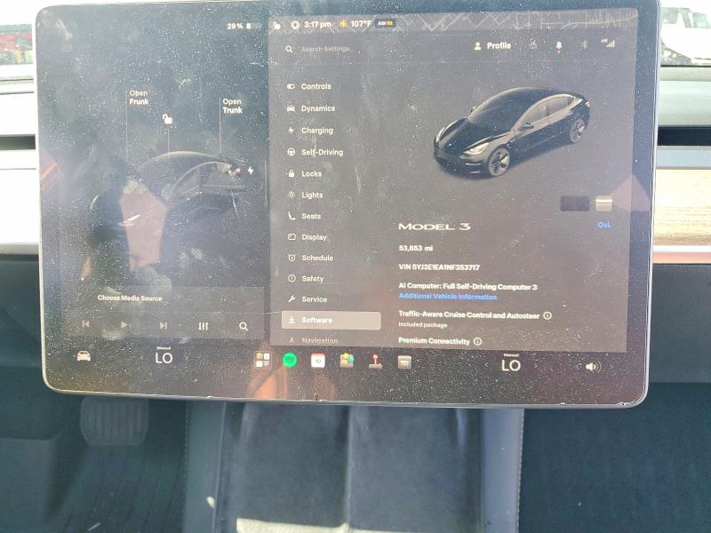 Aukcja sprzedaży 2022 Tesla Model 3, vin: 5YJ3E1EA1NF353717, numer aukcji: 68325046