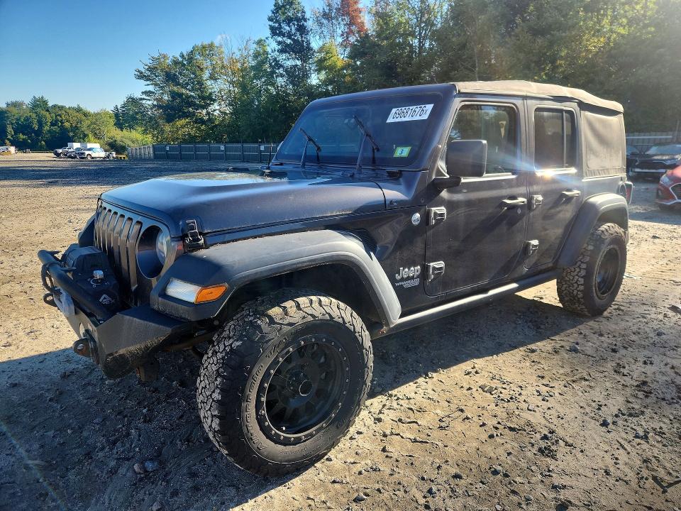 69681676 :رقم المزاد ، 1C4HJXDN8JW250857 vin ، 2018 Jeep Wrangler Unlimited مزاد بيع