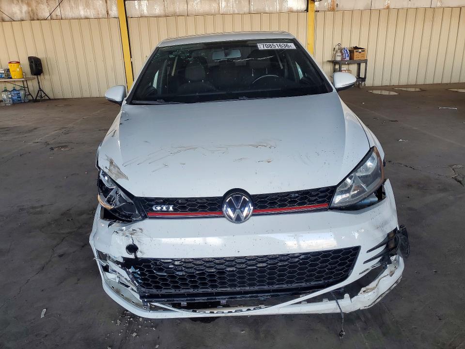 2017 Volkswagen Gti მანქანა იყიდება აუქციონზე, vin: 3VW4T7AU1HM058496, აუქციონის ნომერი: 70851636