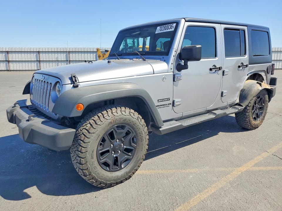 70280836 :رقم المزاد ، 1C4BJWDG6EL119967 vin ، 2014 Jeep Wrangler Unlimited مزاد بيع
