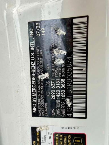 67056986 :رقم المزاد ، 4JGFB4FB1RB035874 vin ، 2024 Mercedes-benz Gle مزاد بيع