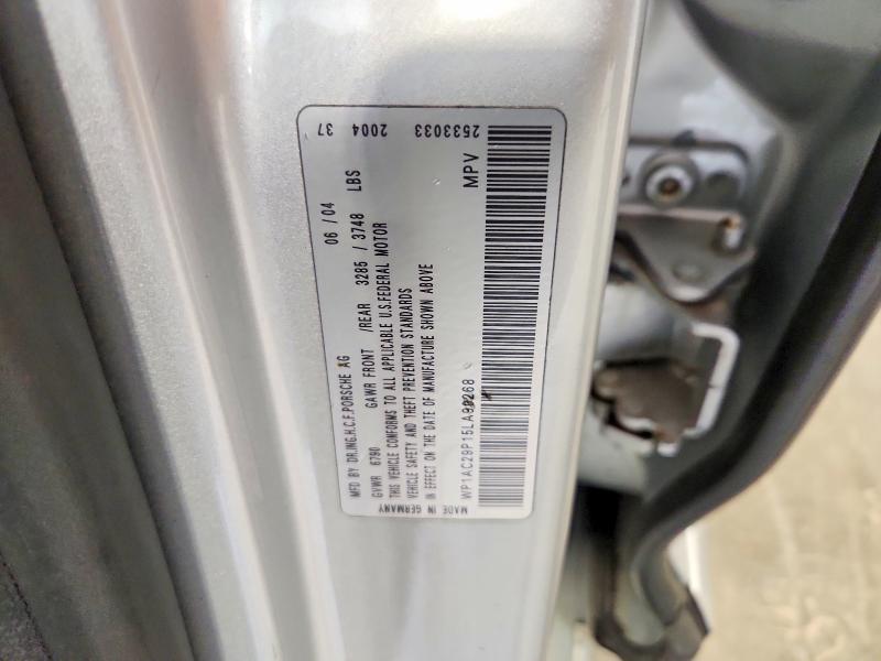 Aukcja sprzedaży 2005 Porsche Cayenne, vin: WP1AC29P15LA90268, numer aukcji: 67836456