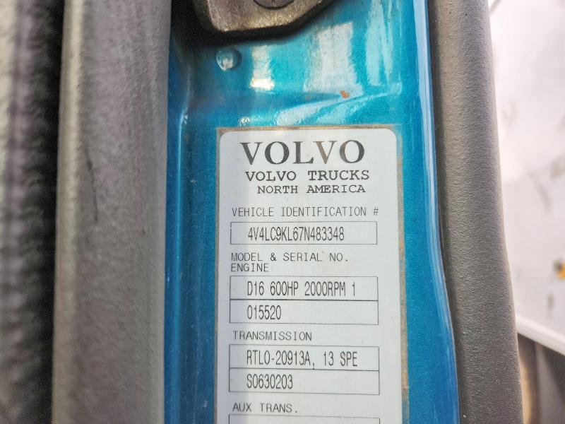 2007 Volvo Vt მანქანა იყიდება აუქციონზე, vin: 4V4LC9KL67N483348, აუქციონის ნომერი: 68629516