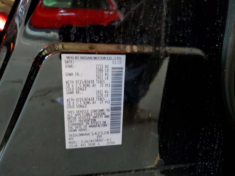Продажа на аукционе авто 2017 Infiniti Qx60, vin: 5N1DL0MN4HC542528, номер лота: 67557446