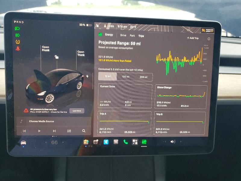 Продажа на аукционе авто 2022 Tesla Model 3, vin: 5YJ3E1EB6NF190426, номер лота: 66594276
