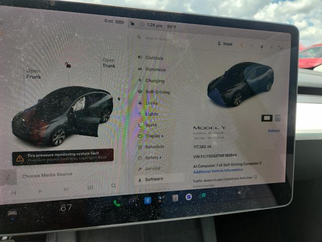 Aukcja sprzedaży 2021 Tesla Model Y, vin: 5YJYGDEE1MF186844, numer aukcji: 68490686