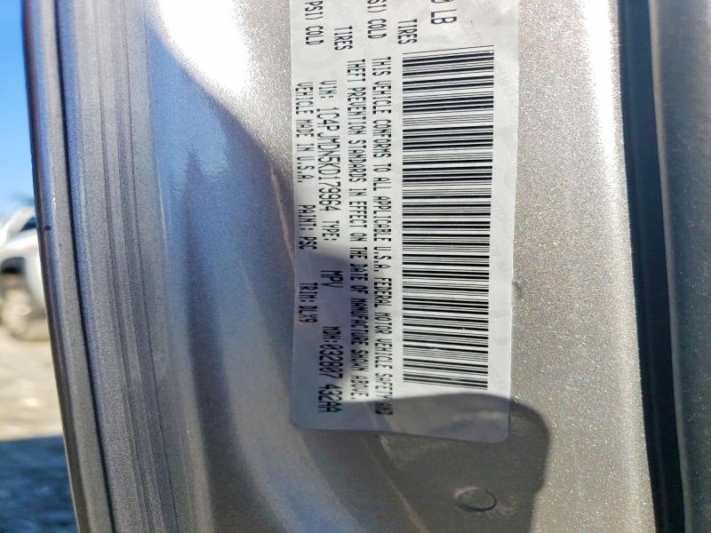 Auction sale of the 2019 Jeep Cherokee, vin: 1C4PJMDN5KD179964, lot number: 68687506