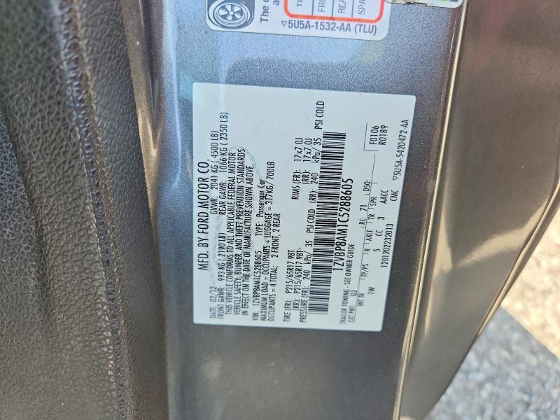 68965016 :رقم المزاد ، 1ZVBP8AM1C5288605 vin ، 2012 Ford Mustang مزاد بيع