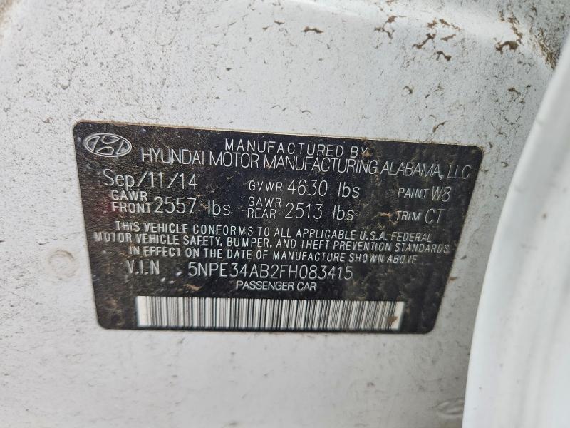 Aukcja sprzedaży 2015 Hyundai Sonata, vin: 5NPE34AB2FH083415, numer aukcji: 69806396