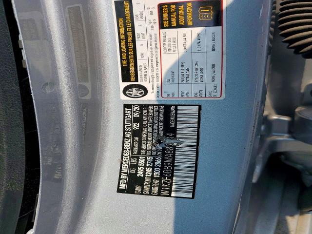 69814776 :رقم المزاد ، W1KZF6BB9MA886414 vin ، 2021 Mercedes-benz E مزاد بيع